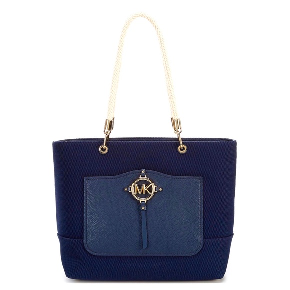 MICHAEL KORS LG ROPE TOTE HANDBAG - Picture 8 of 16